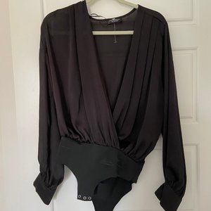 ZARA Black bodysuit